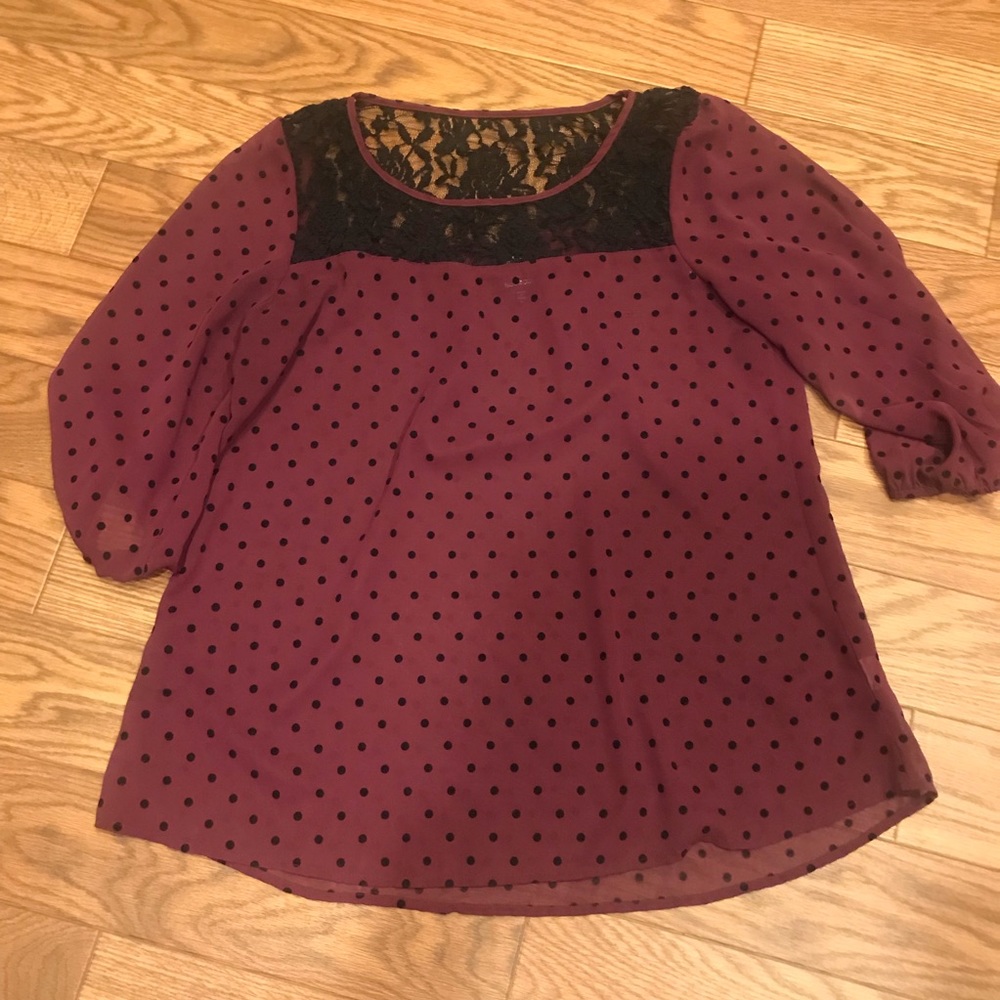Large Bobeau Sheer Top